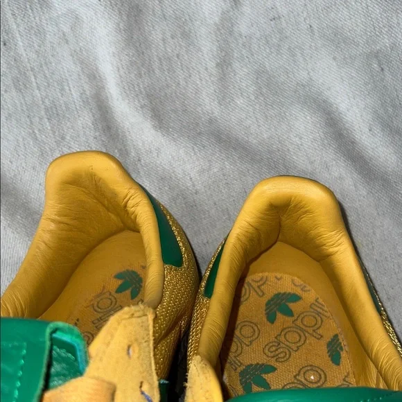 Adidas Samba OG Sneakers Size 9 Yellow Green Excellent Condition - Picture 13 of 14